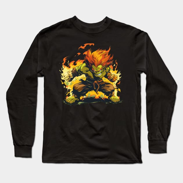 B Long Sleeve T-Shirt by horrorshirt